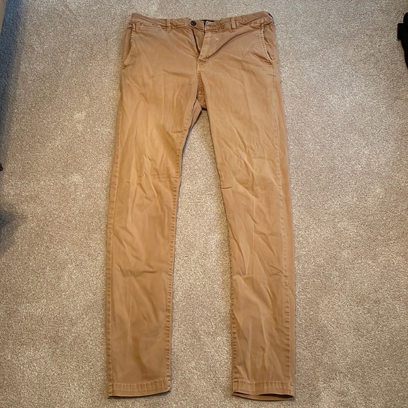 American Eagle Outfitters Pants Mens American Eagle Khaki Pantsskinny Flex Poshmark